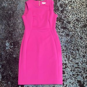 Size 8 Calvin Klein Pink Pencil Dress